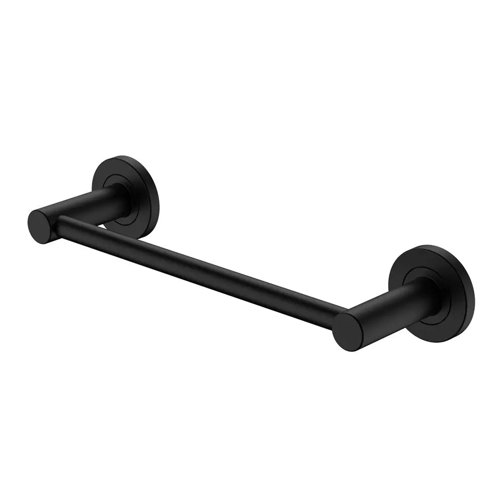 Kaya Single Towel Rail, 300mm, Matte Black fienza