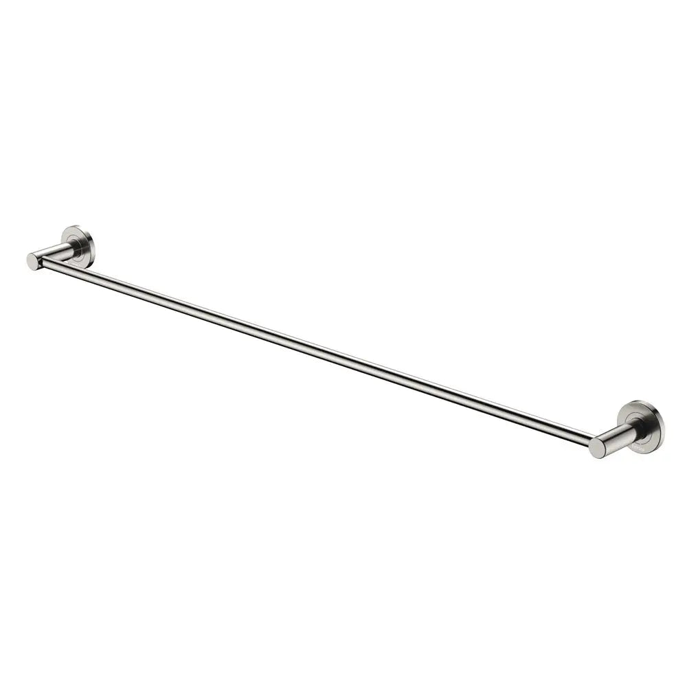 Kaya Single Towel Rail, 900mm, Brushed Nickel fienza