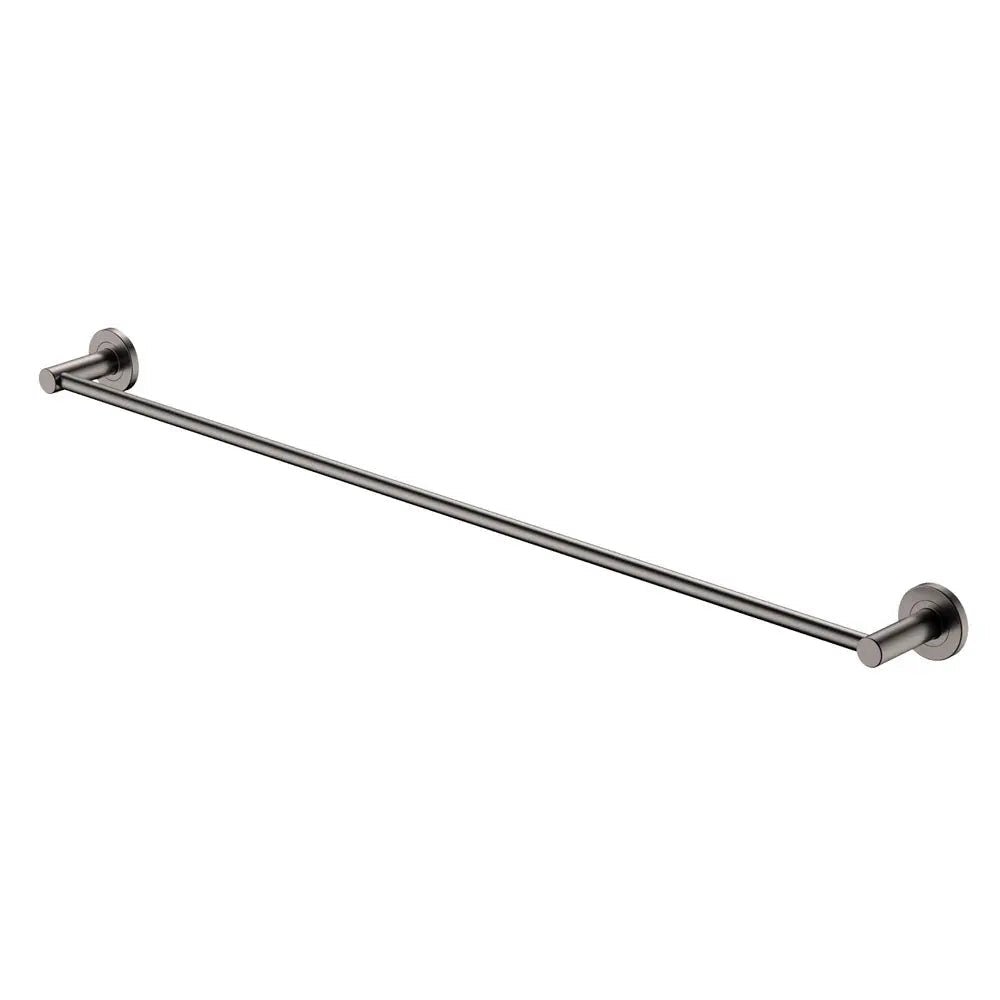 Kaya Single Towel Rail, 900mm, Gun Metal fienza