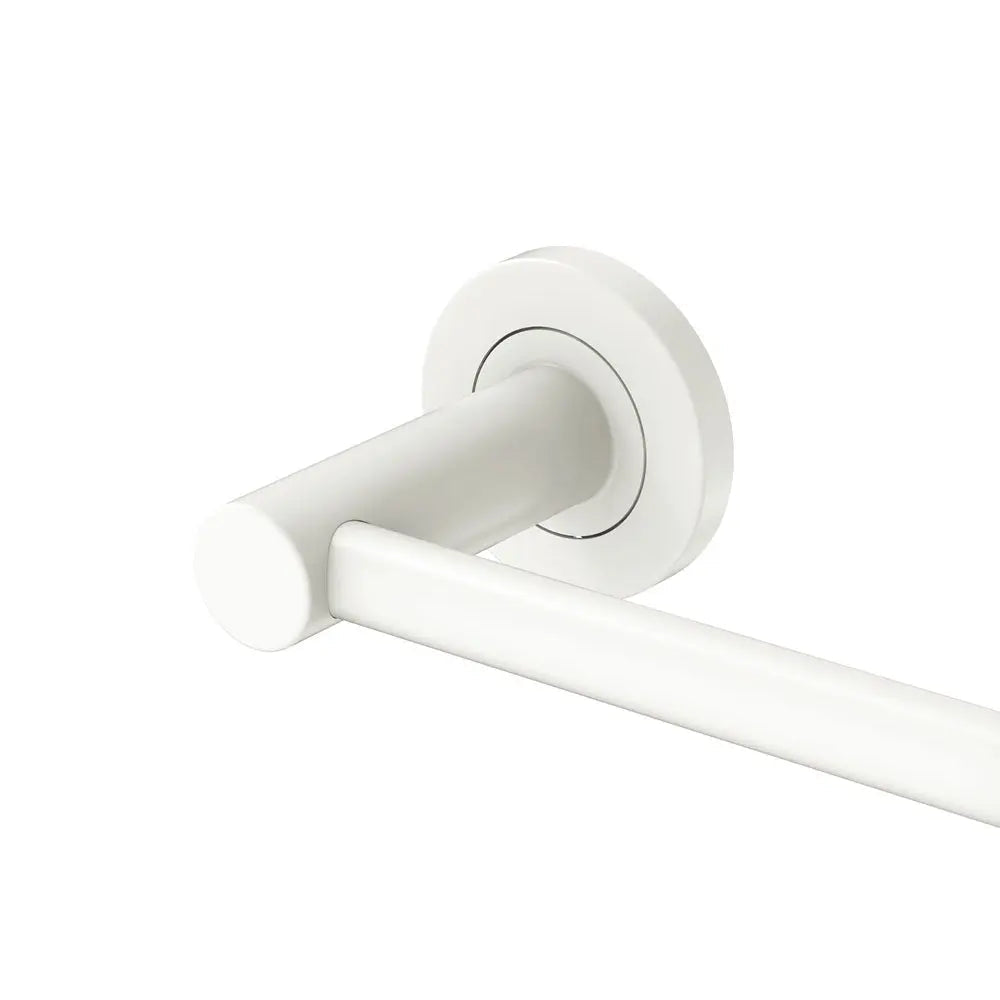 Kaya Single Towel Rail, 900mm, Matte White fienza
