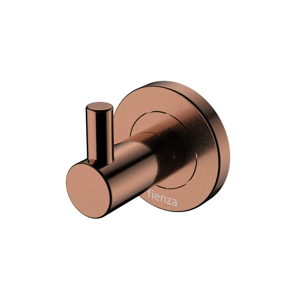 Kaya Robe Hook, Brushed Copper fienza