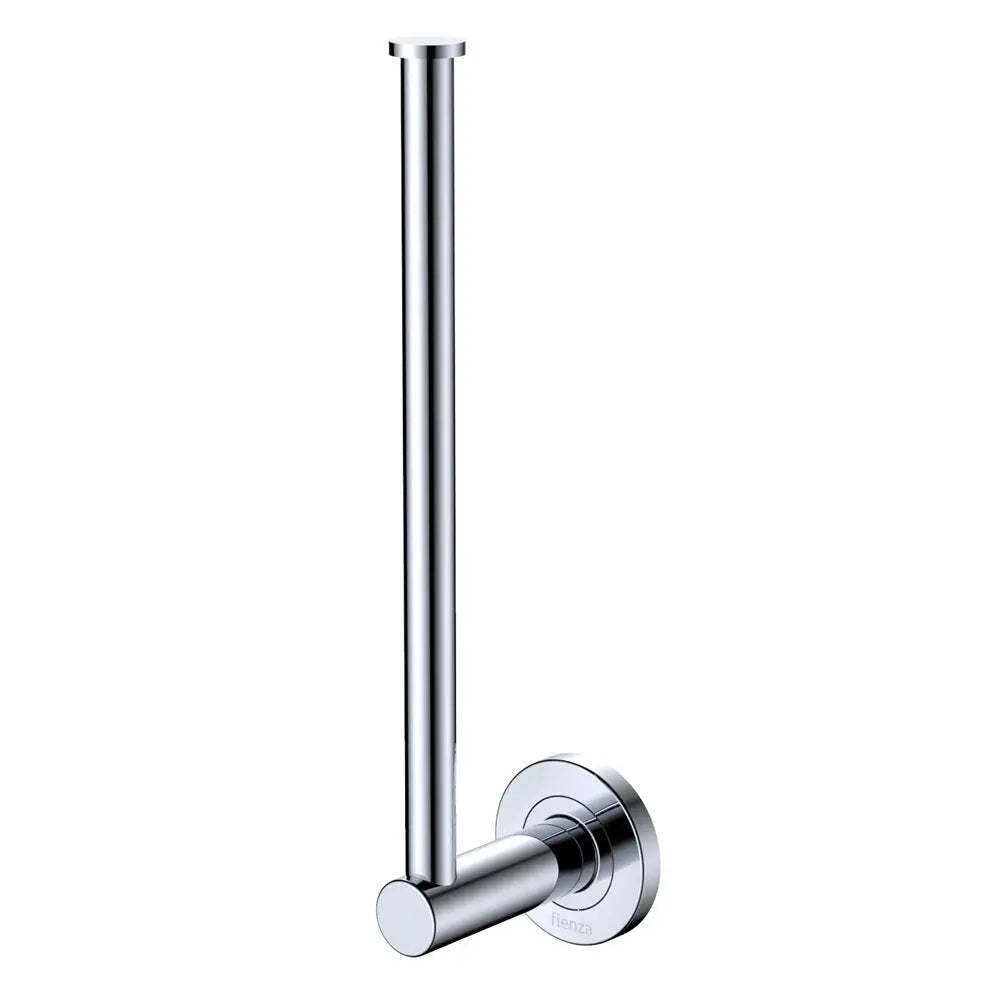 Kaya Hand Towel Rail / Toilet Roll Holder, Chrome fienza