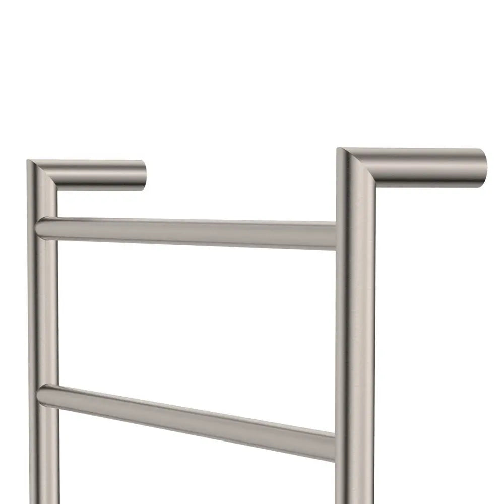 Kaya Heated Towel Rail, 600 x 1200mm, Brushed Nickel fienza