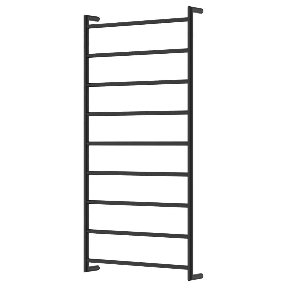 Kaya Heated Towel Rail, 600 x 1200mm, Matte Black fienza