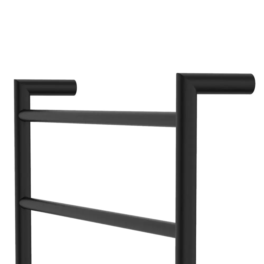 Kaya Heated Towel Rail, 600 x 1200mm, Matte Black fienza