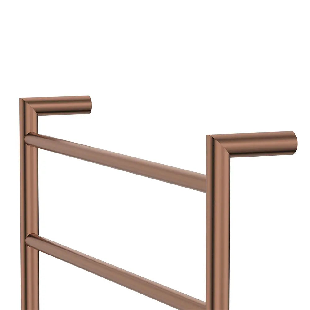 Kaya Heated Towel Rail, 600 x 800mm, Brushed Copper fienza