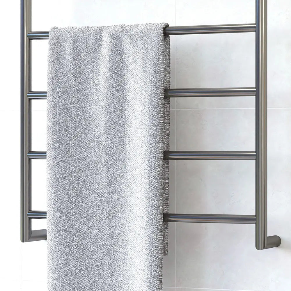 Kaya Heated Towel Rail, 600 x 800mm, Gun Metal fienza