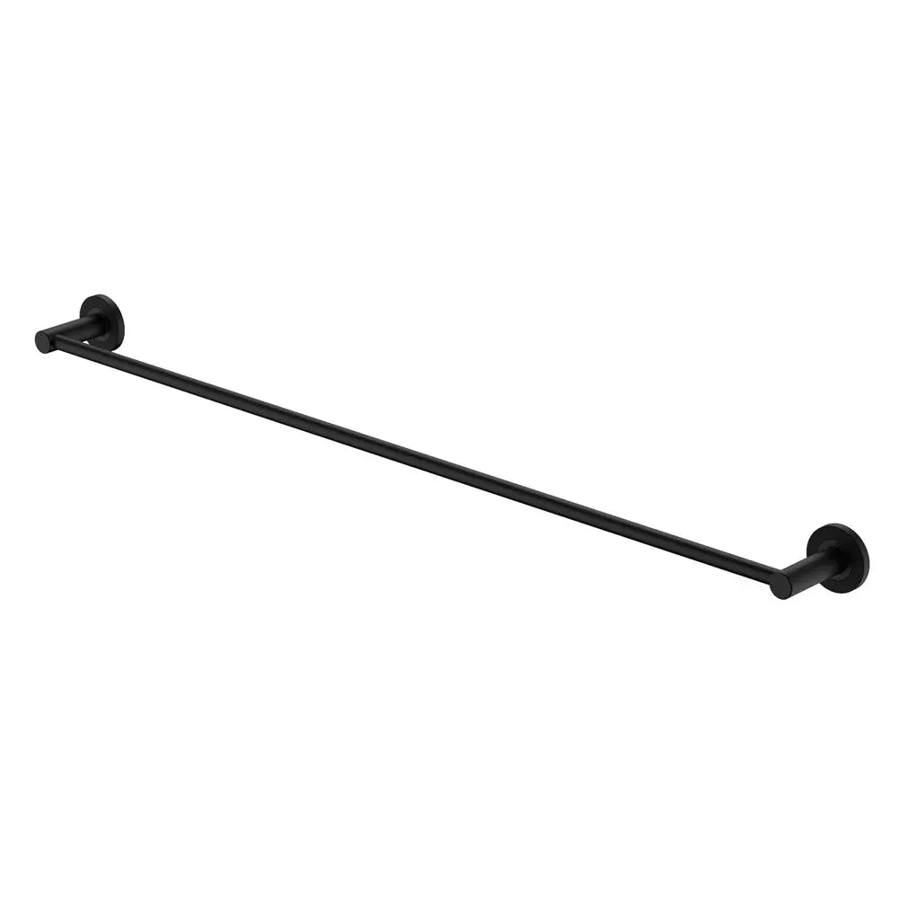 Axle 900mm Single Towel Rail, Matte Black fienza