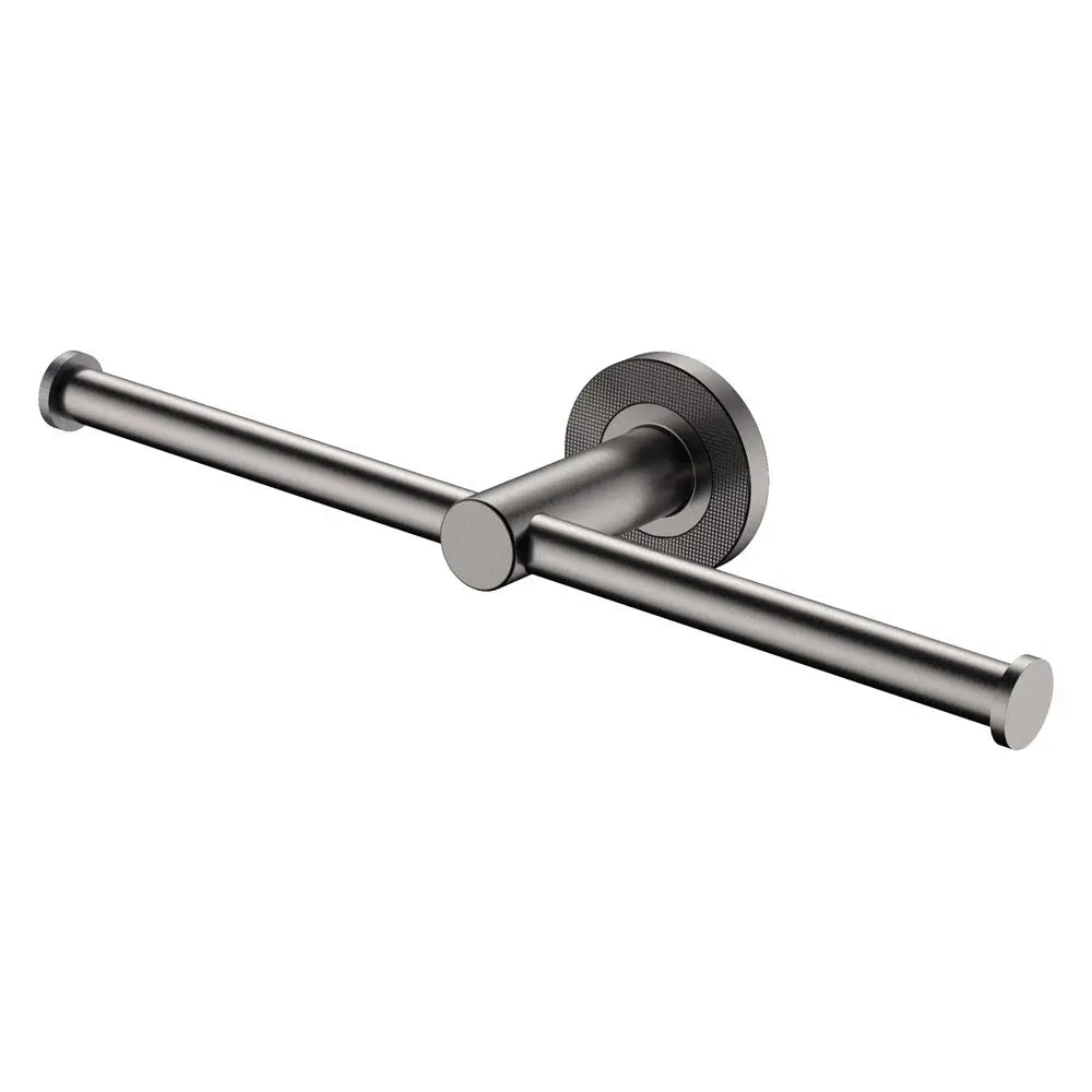 Axle Double Roll Holder, Gun Metal fienza