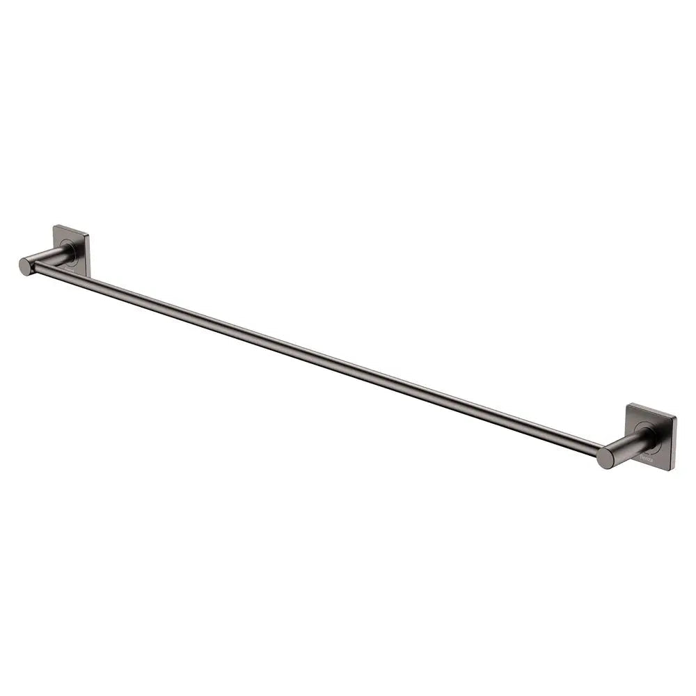 Sansa Single Towel Rail, 900mm, Gun Metal fienza
