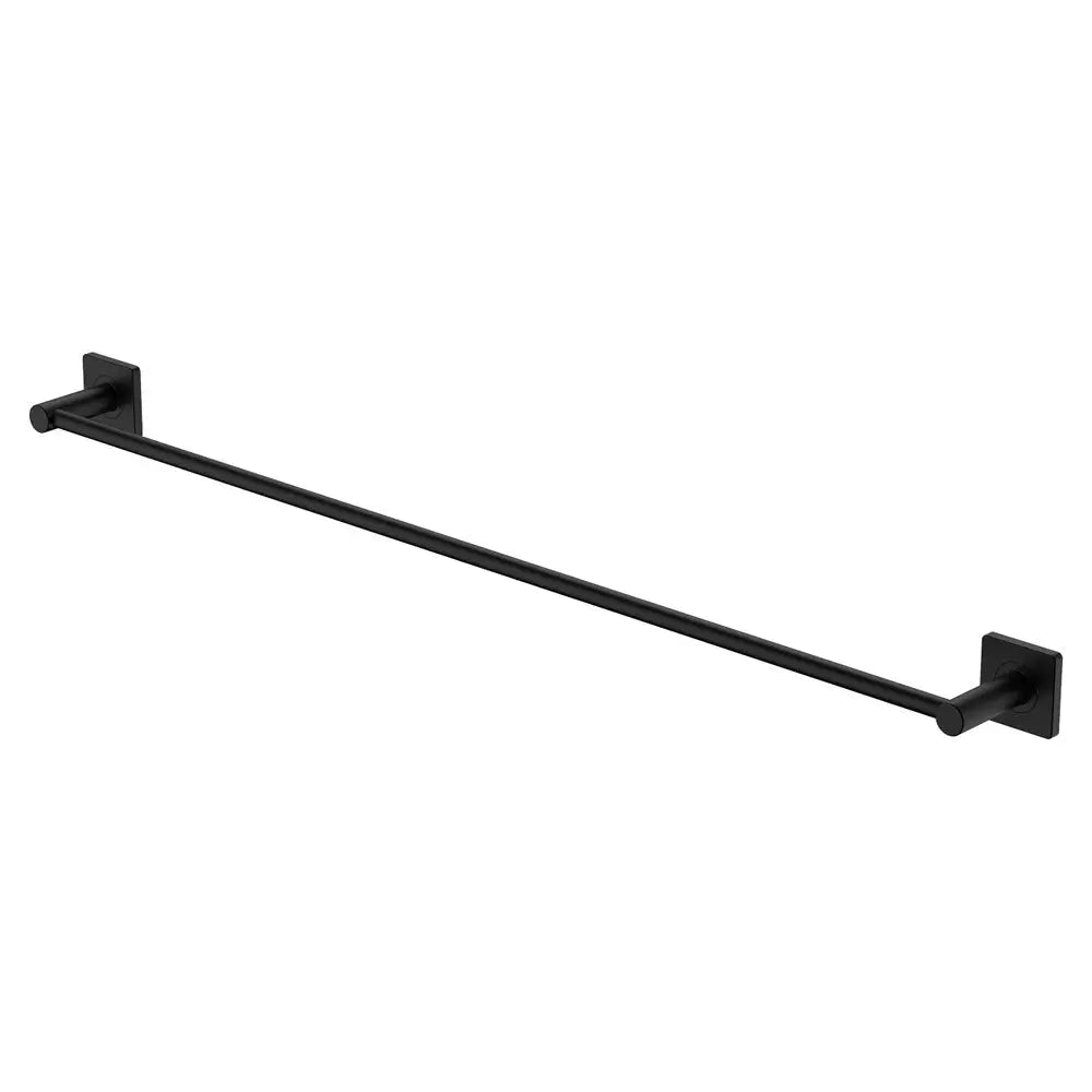 Sansa Single Towel Rail, 900mm, Matte Black fienza