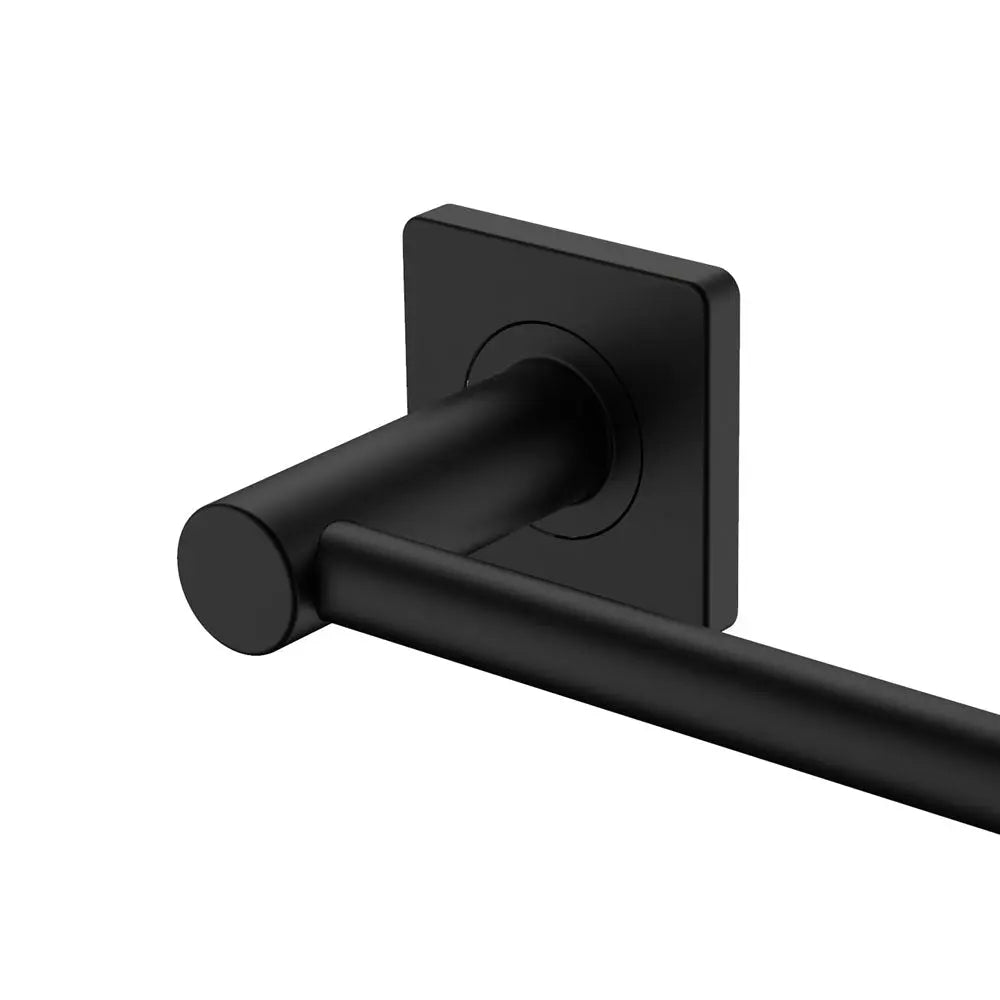 Sansa Single Towel Rail, 900mm, Matte Black fienza