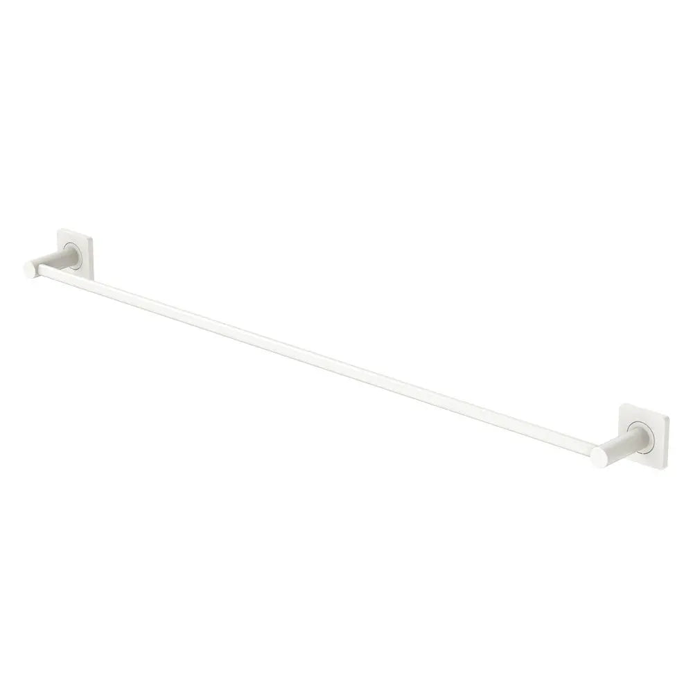 Sansa Single Towel Rail, 900mm, Matte White fienza