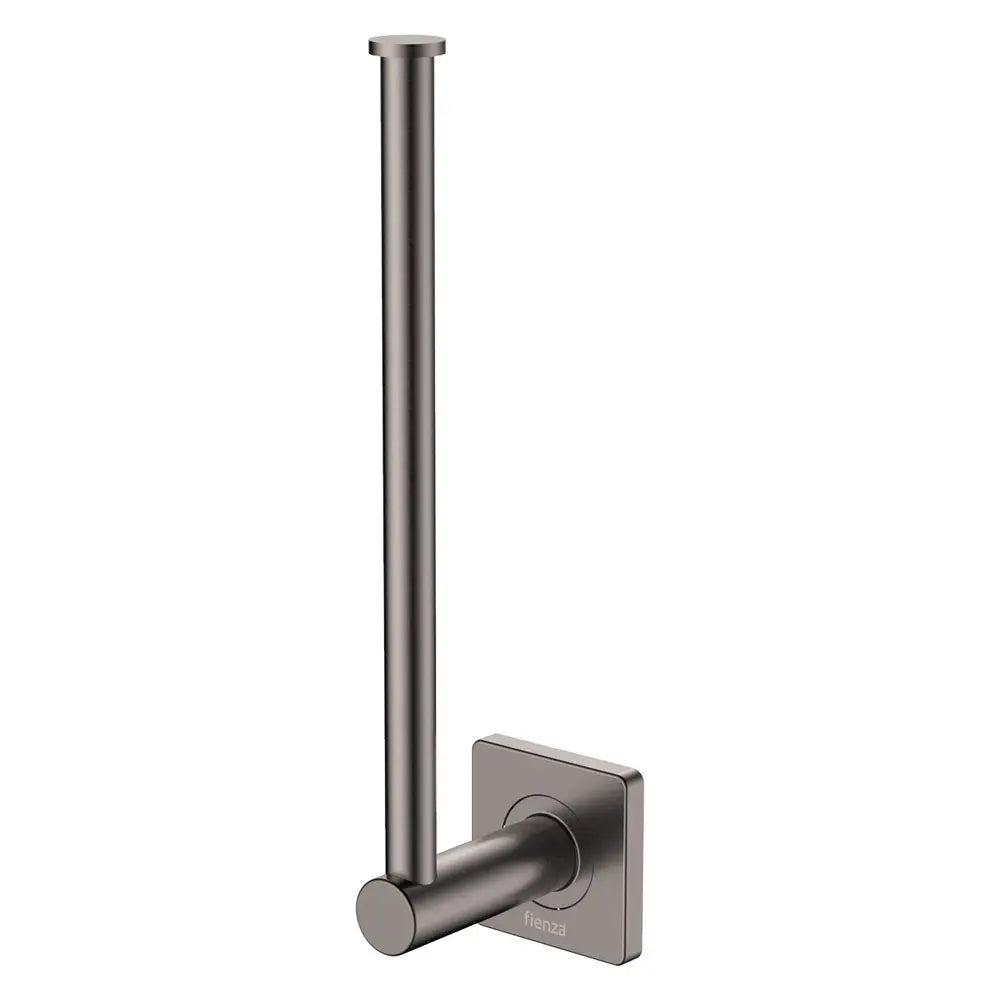 Sansa Hand Towel Rail / Toilet Roll Holder, Gun Metal fienza