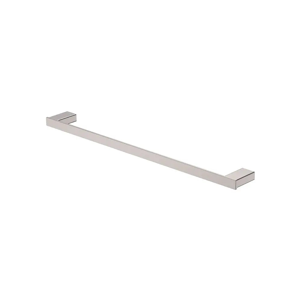 Tono Single Towel Rail, 610 mm, Brushed Nickel fienza