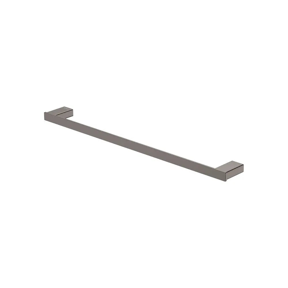 Tono Single Towel Rail, 610 mm, Gun Metal fienza