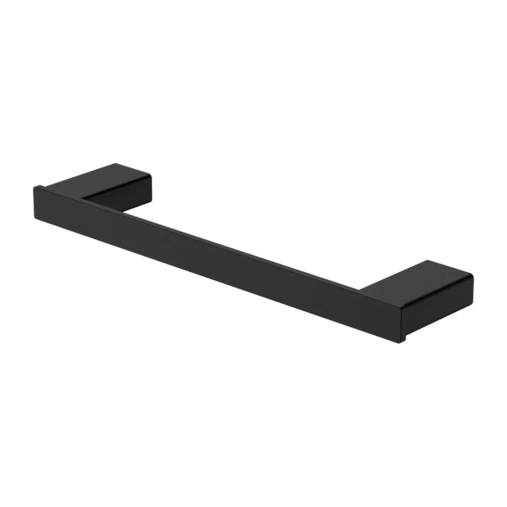 Tono Single Towel Rail, 300mm, Matte Black fienza