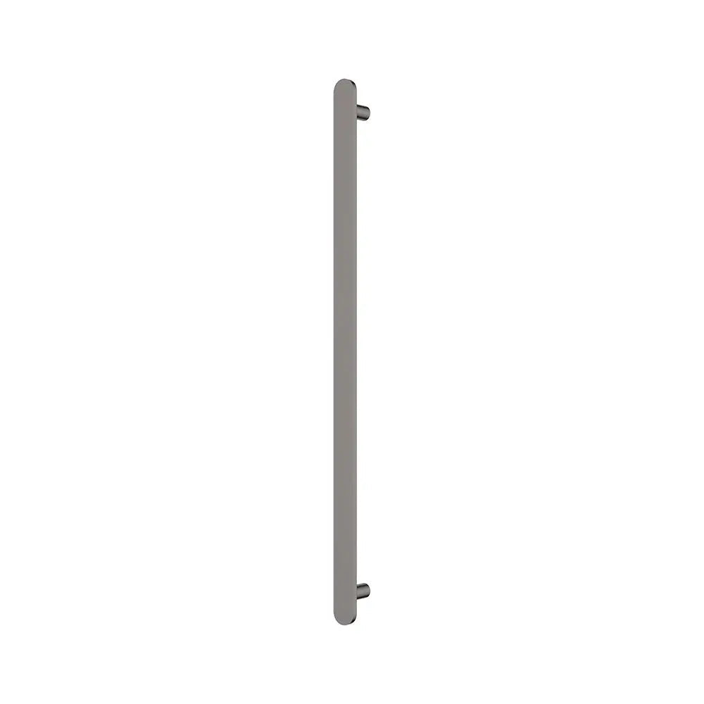 Empire Slim Vertical Heated Towel Rail, 60 x 900mm, Gun Metal fienza