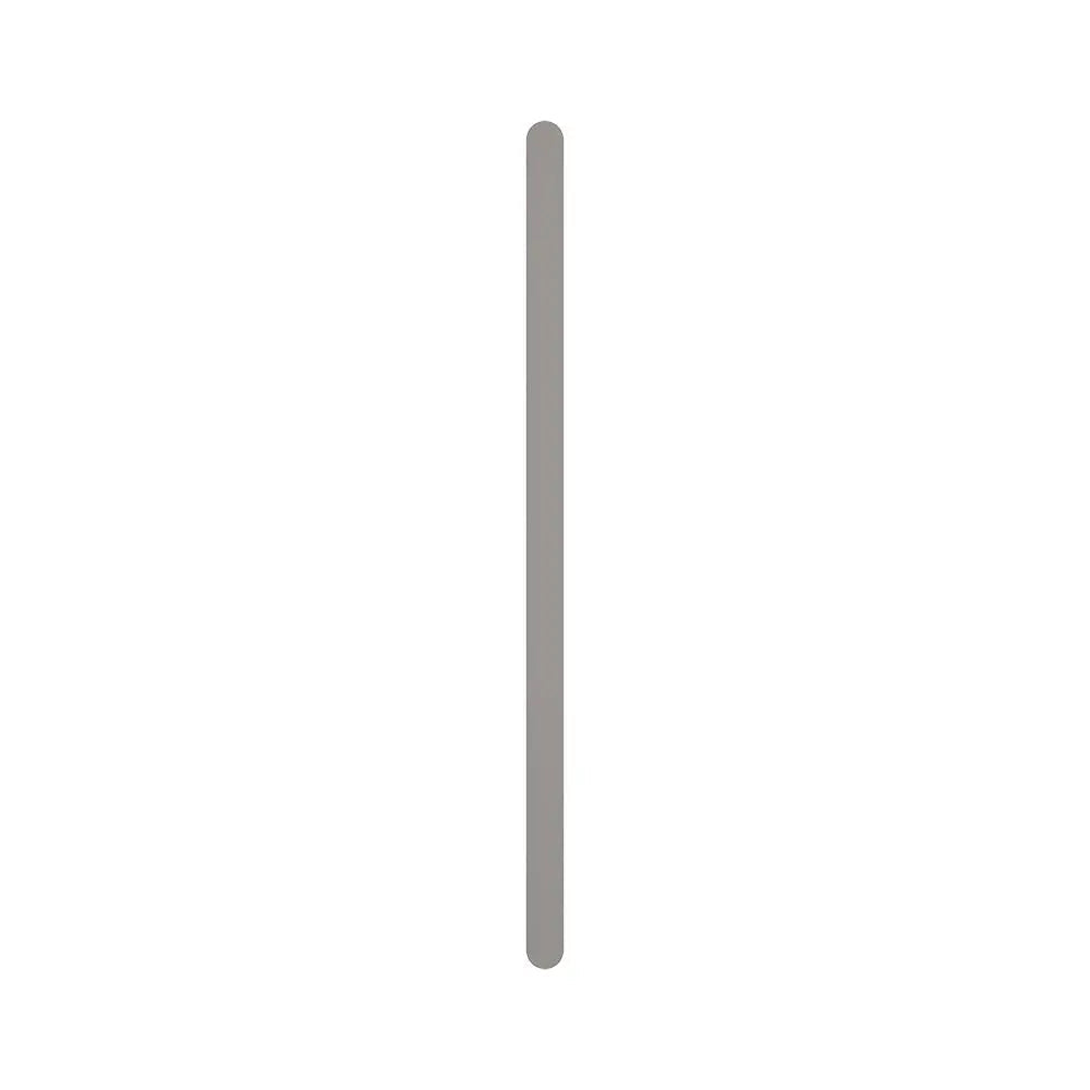 Empire Slim Vertical Heated Towel Rail, 60 x 900mm, Gun Metal fienza