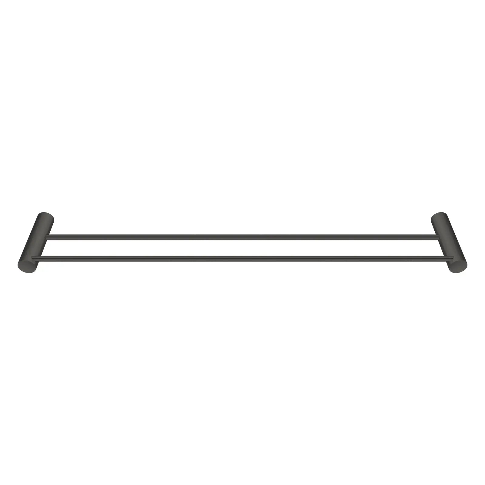 600mm Gunmetal Double Towel Rail Aquaperla