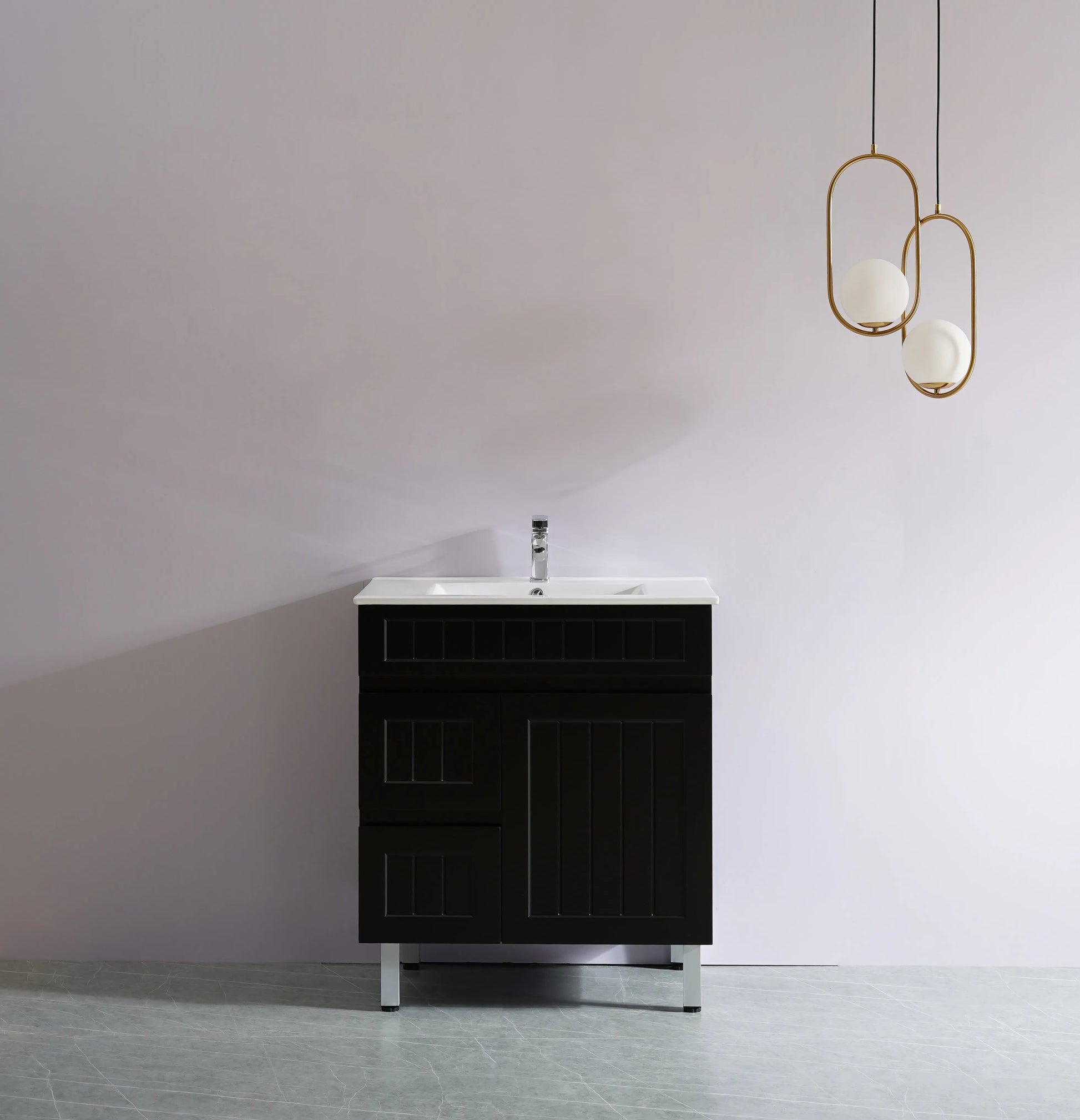 ACACIA SHAKER PVC Floor Vanity 750 Poseidon