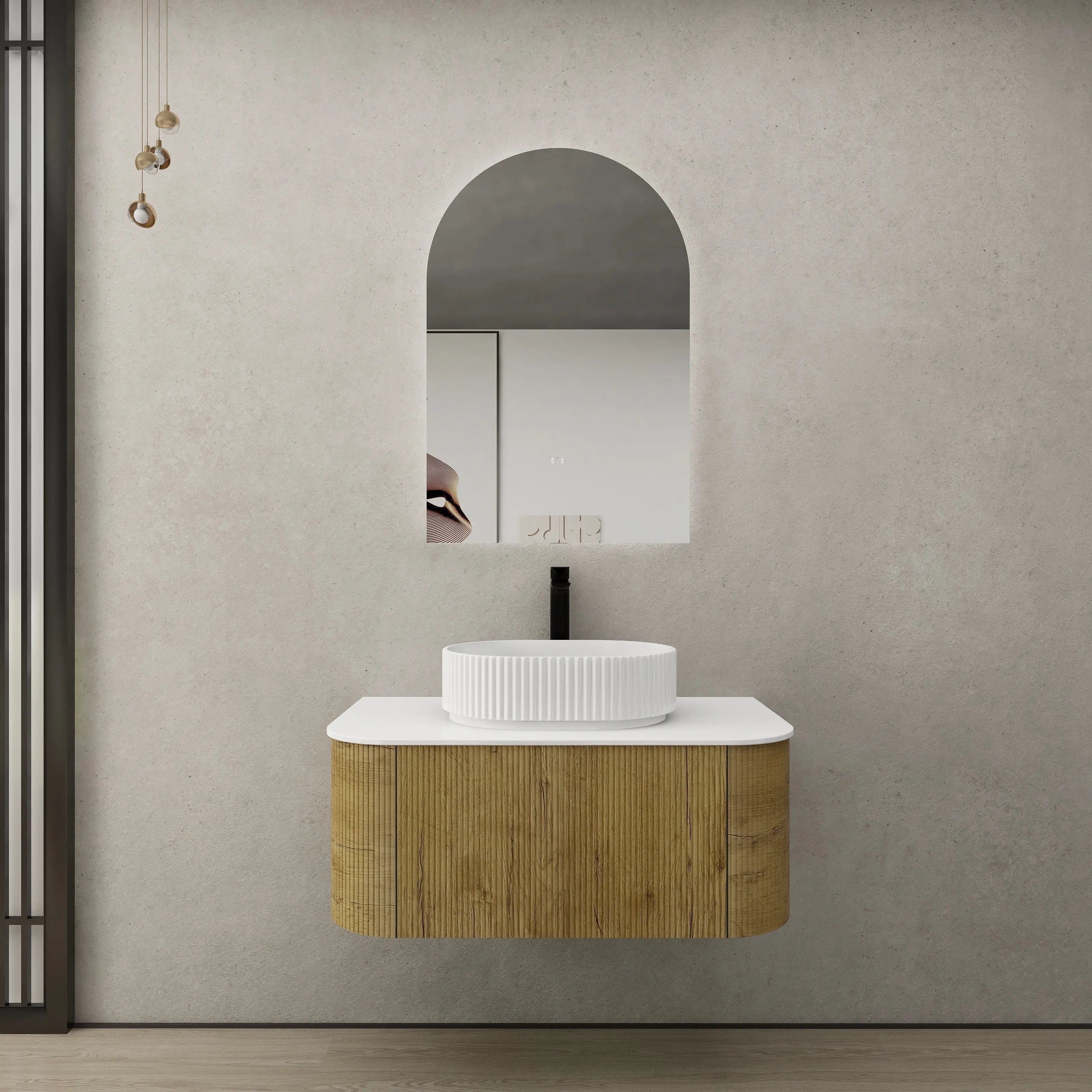 Bronte Cabinet 900mm (Prime Oak) Poseidon