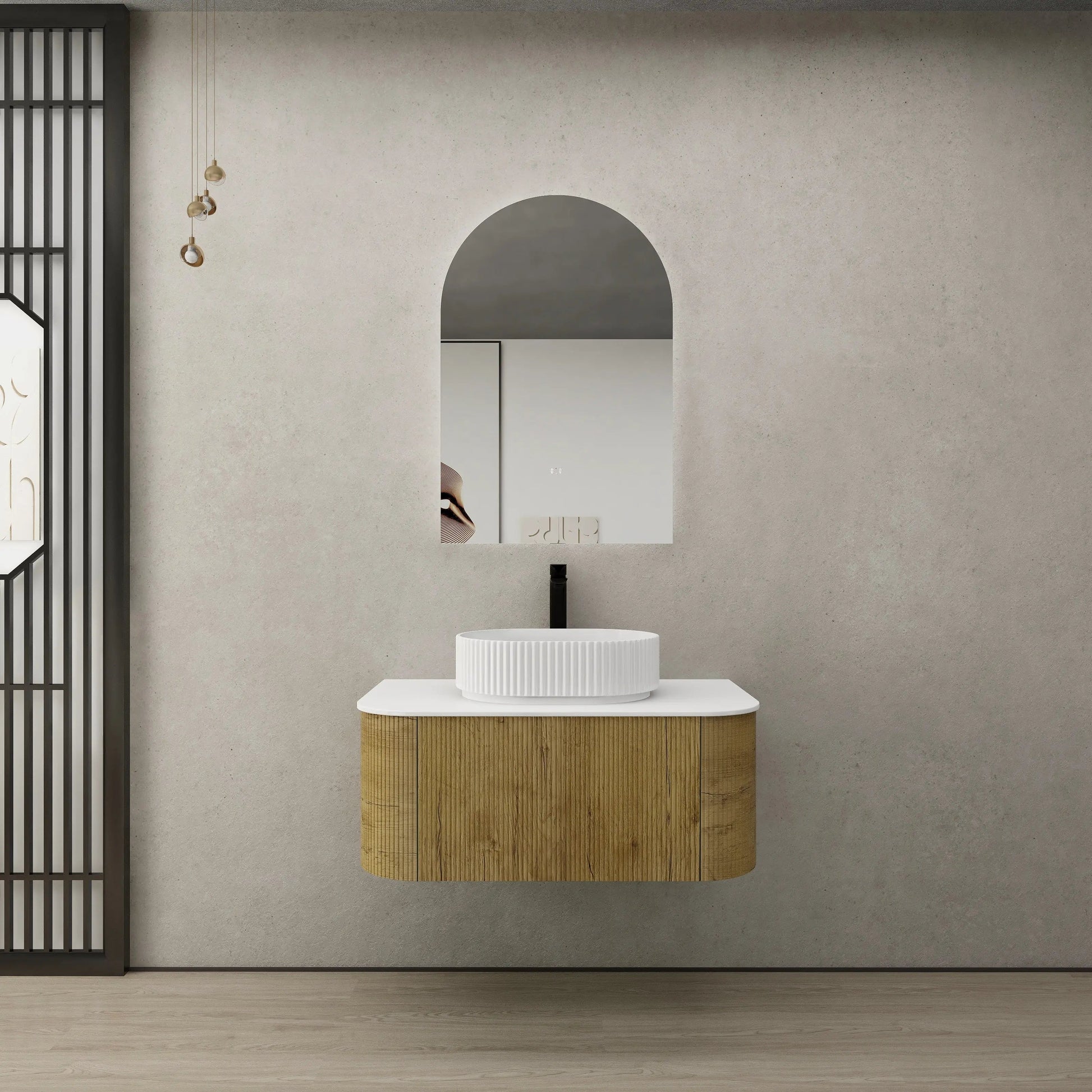 Bronte Cabinet 900mm (Prime Oak) Poseidon