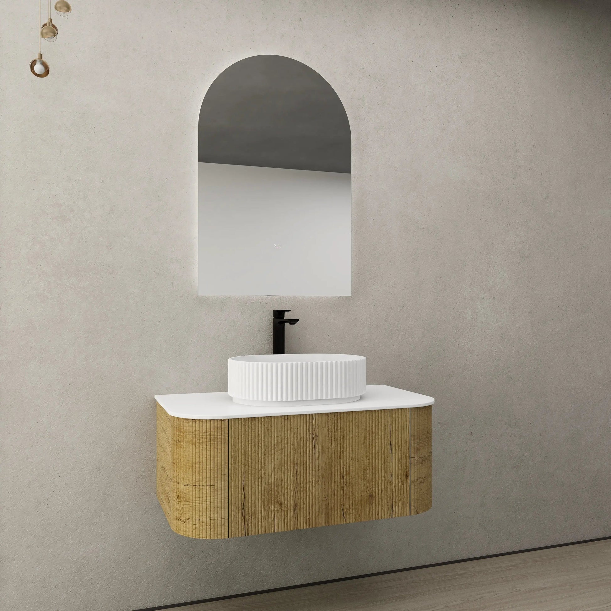 Bronte Cabinet 900mm (Prime Oak) Poseidon