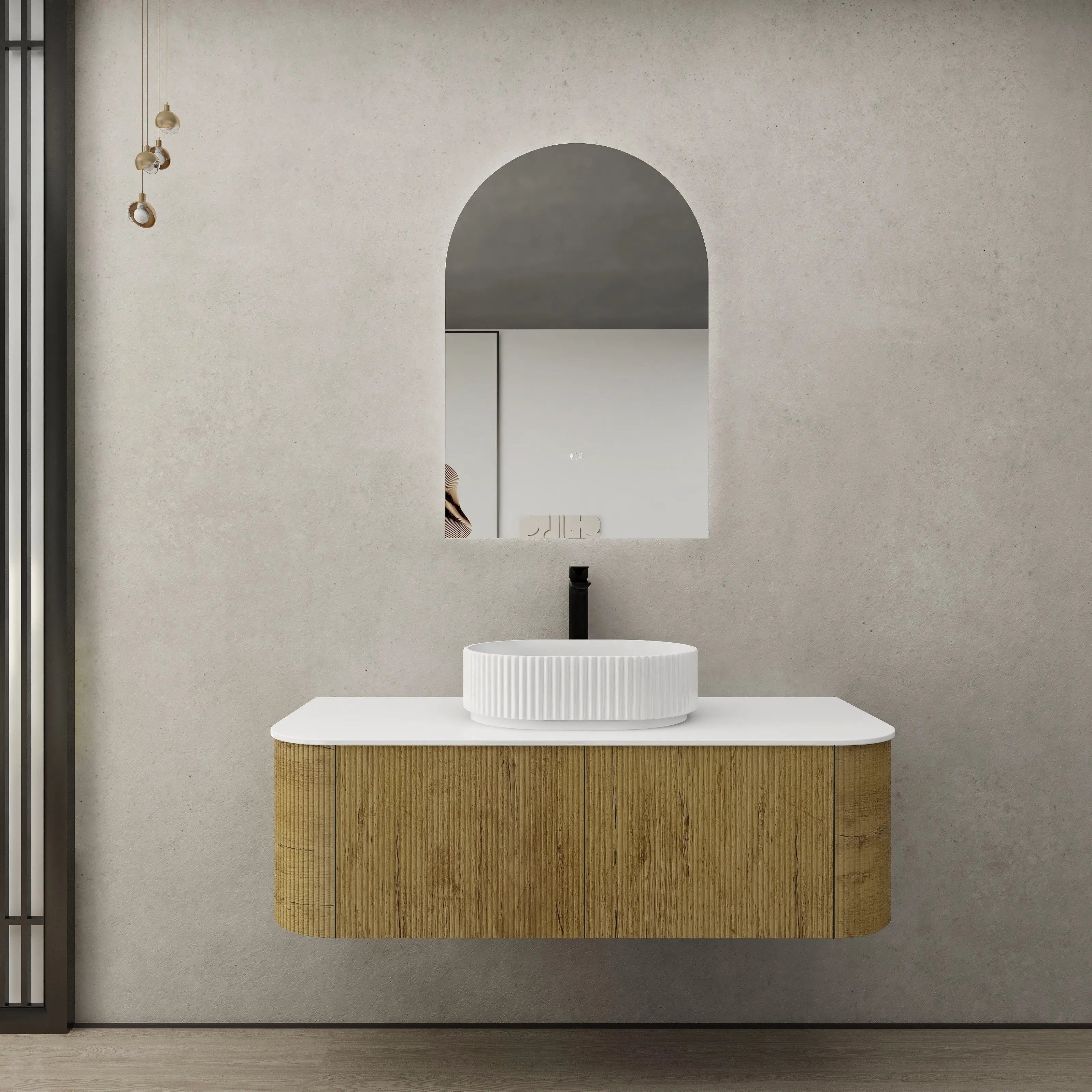 Bronte Cabinet 1200mm (Single Bowl/Prime Oak) Poseidon