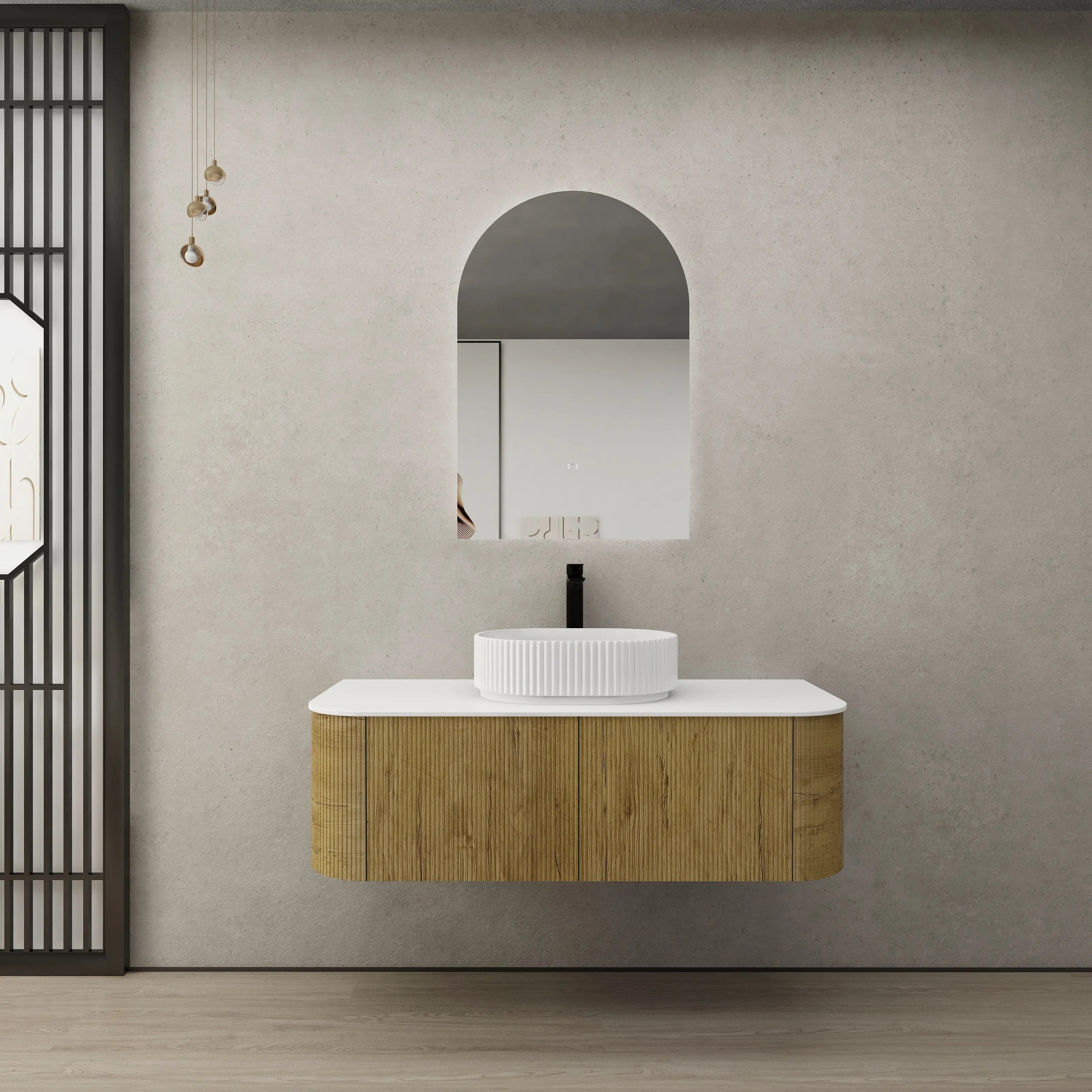 Bronte Cabinet 1200mm (Single Bowl/Prime Oak) Poseidon