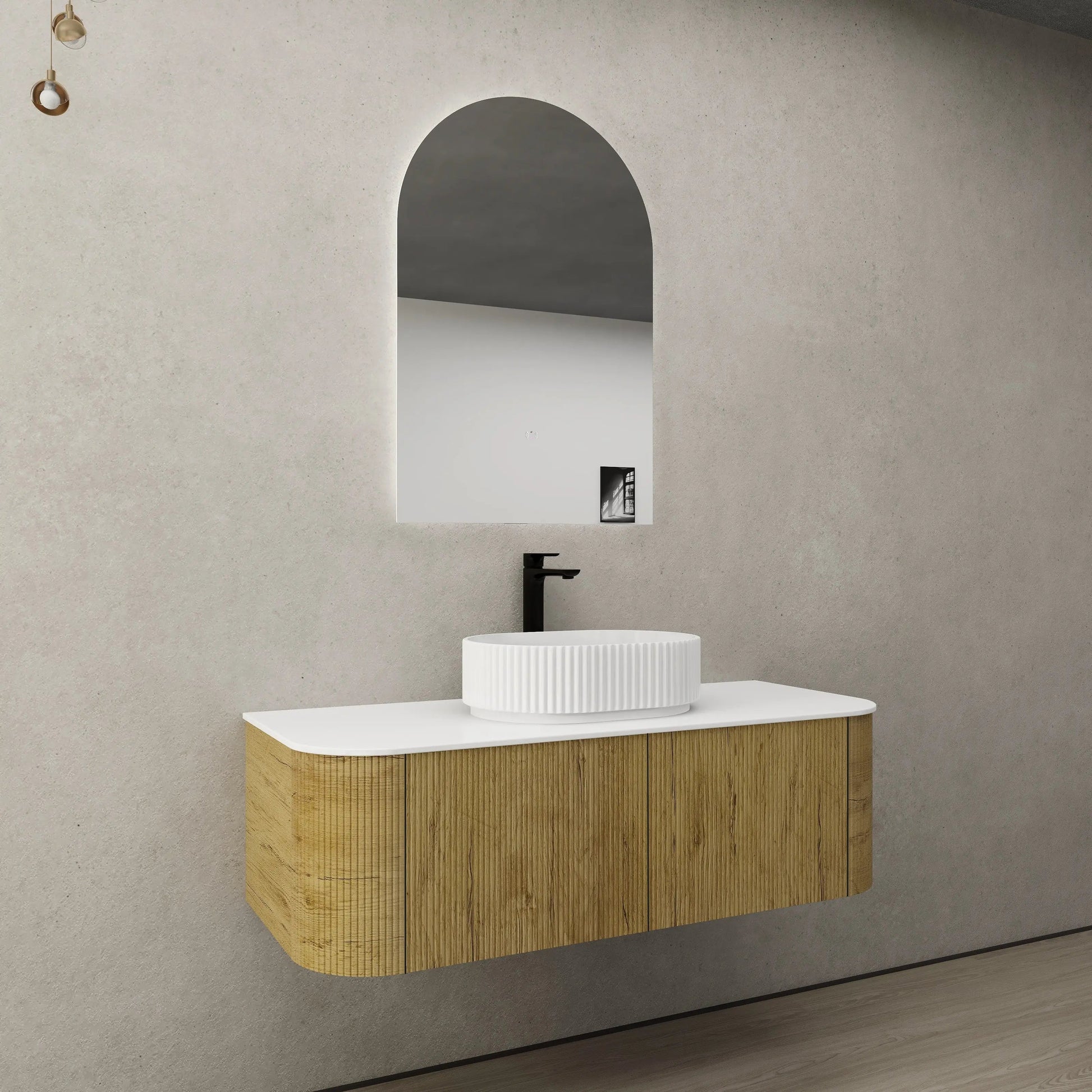 Bronte Cabinet 1200mm (Single Bowl/Prime Oak) Poseidon