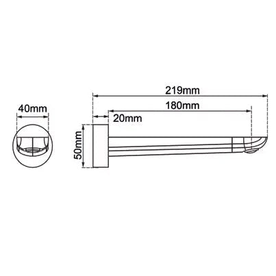 RUSHY - Brushed Nickel Spout Aquaperla
