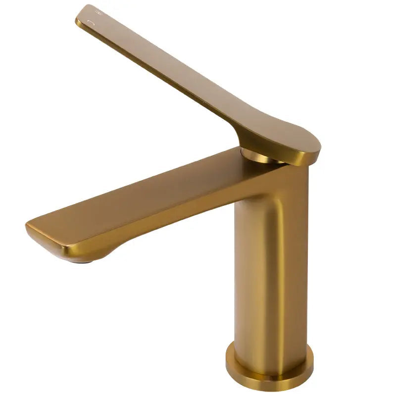RUSHY - Brushed Brass Basin Mixer Aquaperla