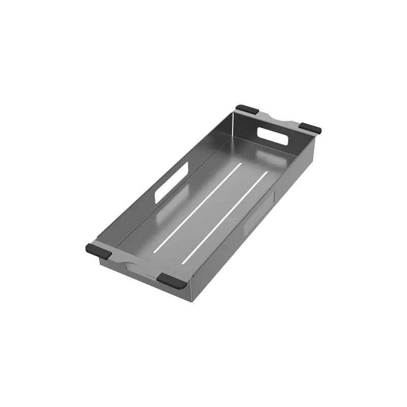 Hana 27L/27L Double Kitchen Sink Kit, PVD Carbon Metal fienza