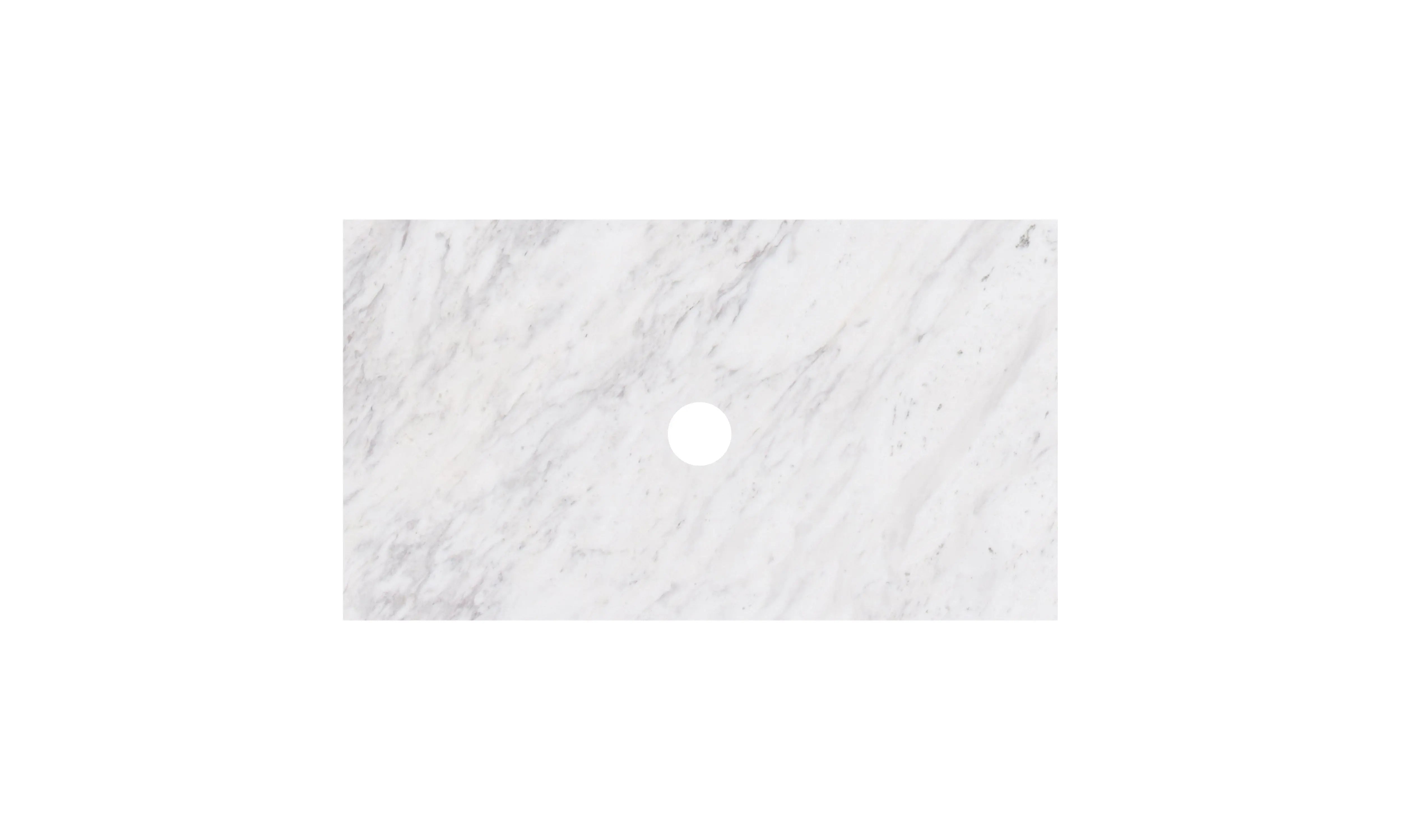 Carrara White Marble Stone Top- Silica Free Quartz Stone Poseidonbk