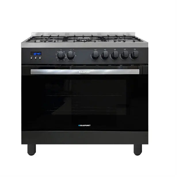 BLAUPUNKT 90CM FREESTANDING OVEN (DARK STEEL & BLACK) Blaupunkt