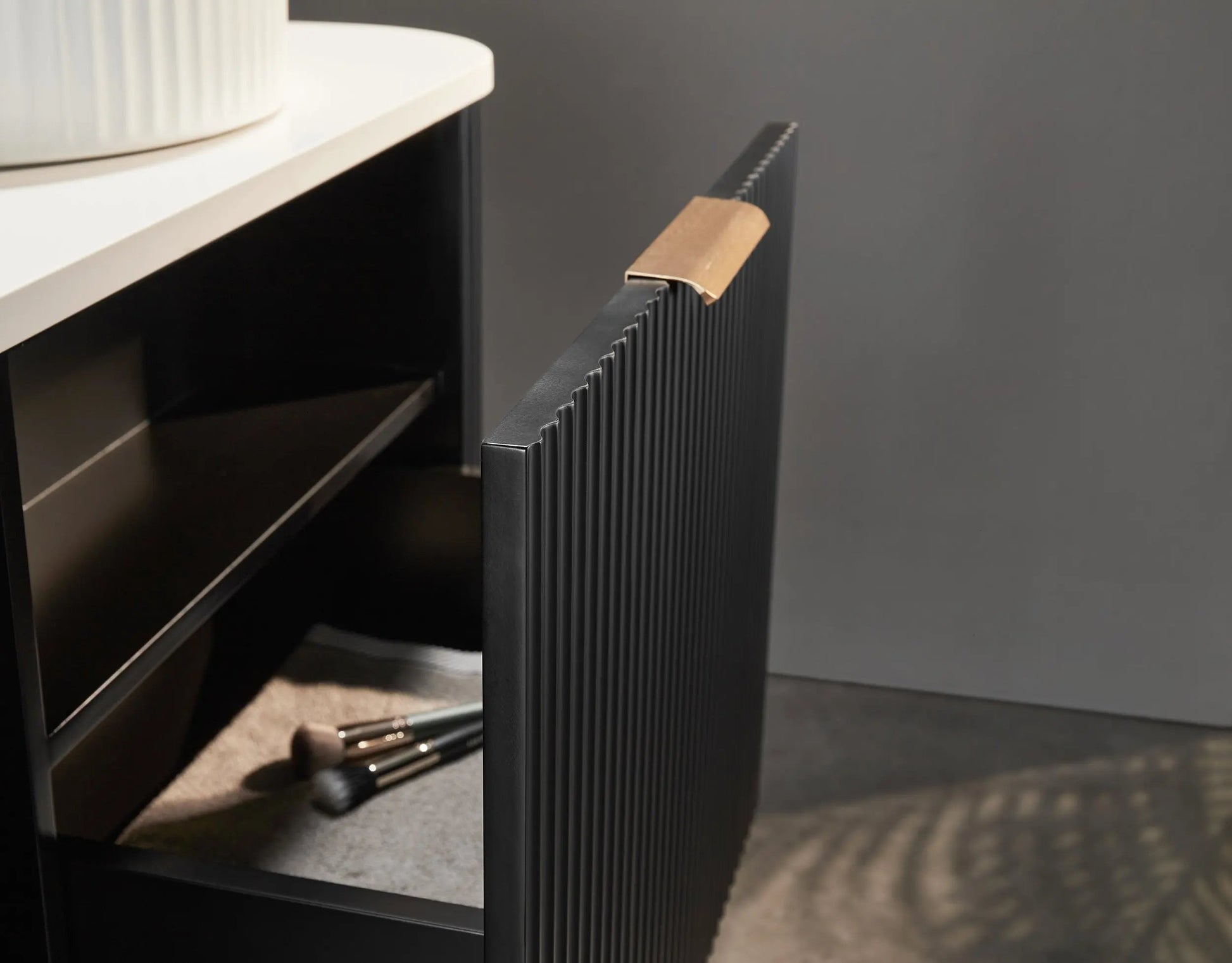 POS AVALON Wall Hung Vanity Matte Black (All Sizes) Poseidon