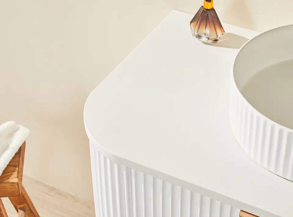 POS AVALON Wall Hung Vanity Matte White (All Sizes) Poseidon