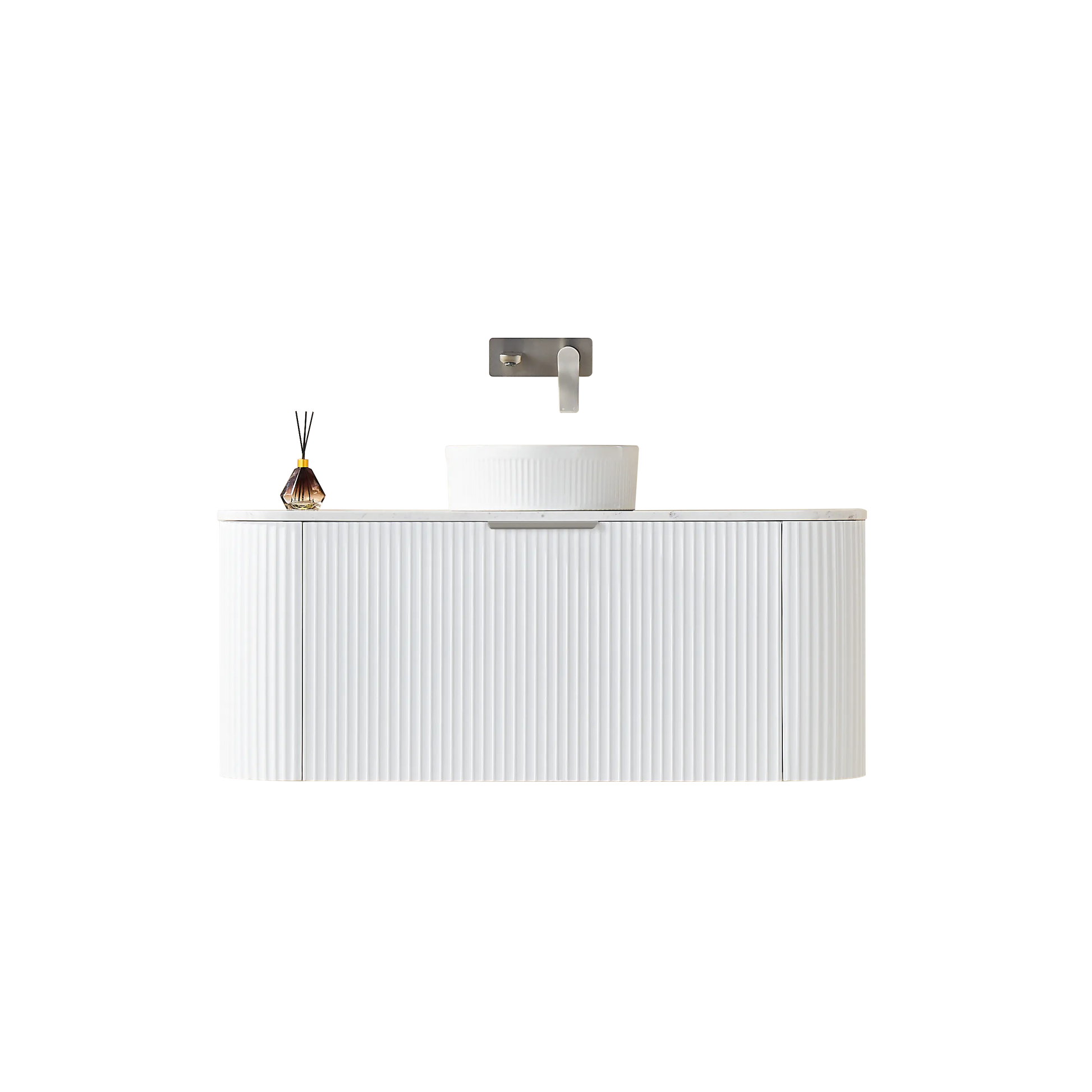 POS AVALON Wall Hung Vanity Matte White (All Sizes) Poseidon