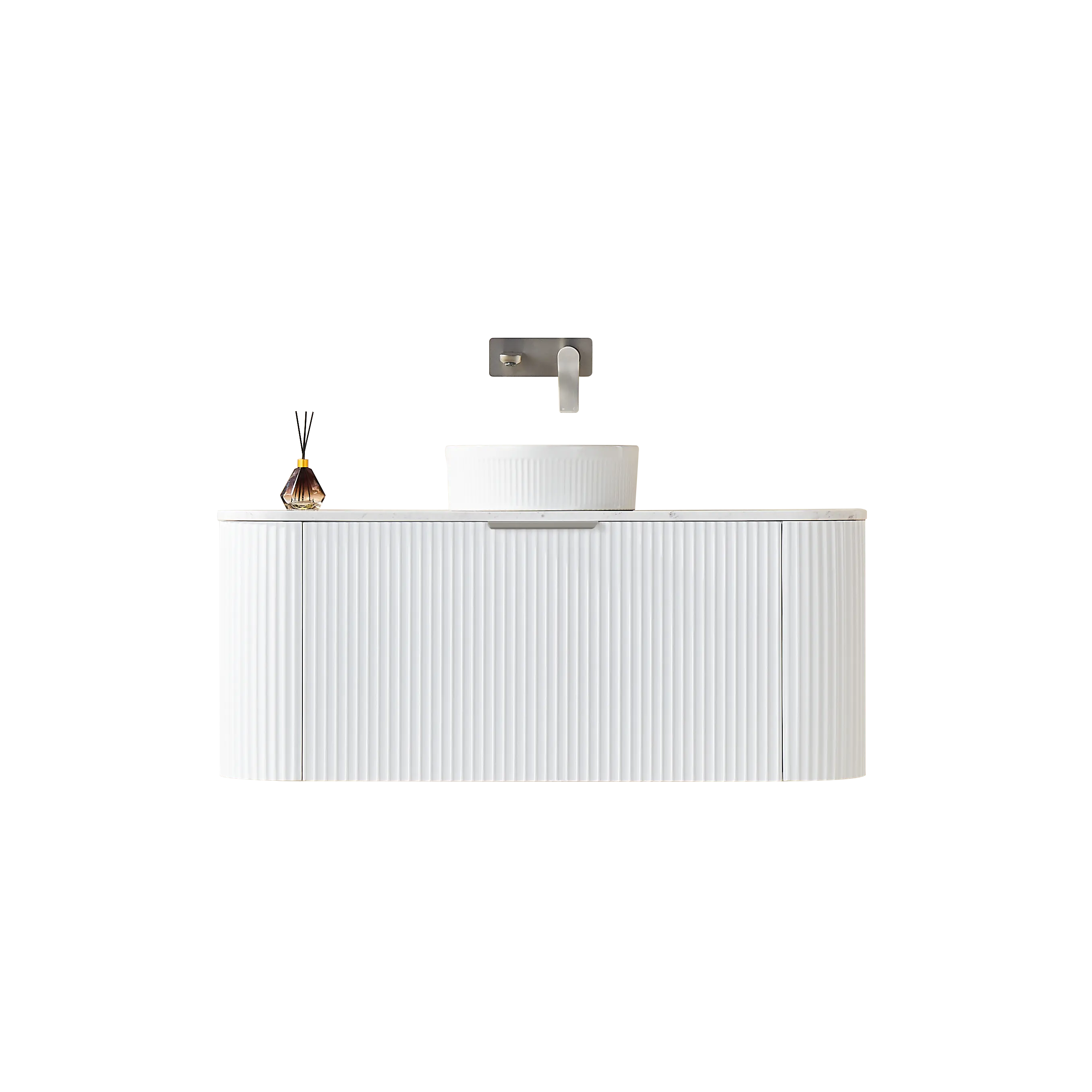 POS AVALON Wall Hung Vanity Matte White (All Sizes) Poseidon
