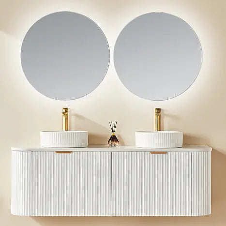 POS AVALON Wall Hung Vanity Matte White (All Sizes) Poseidon