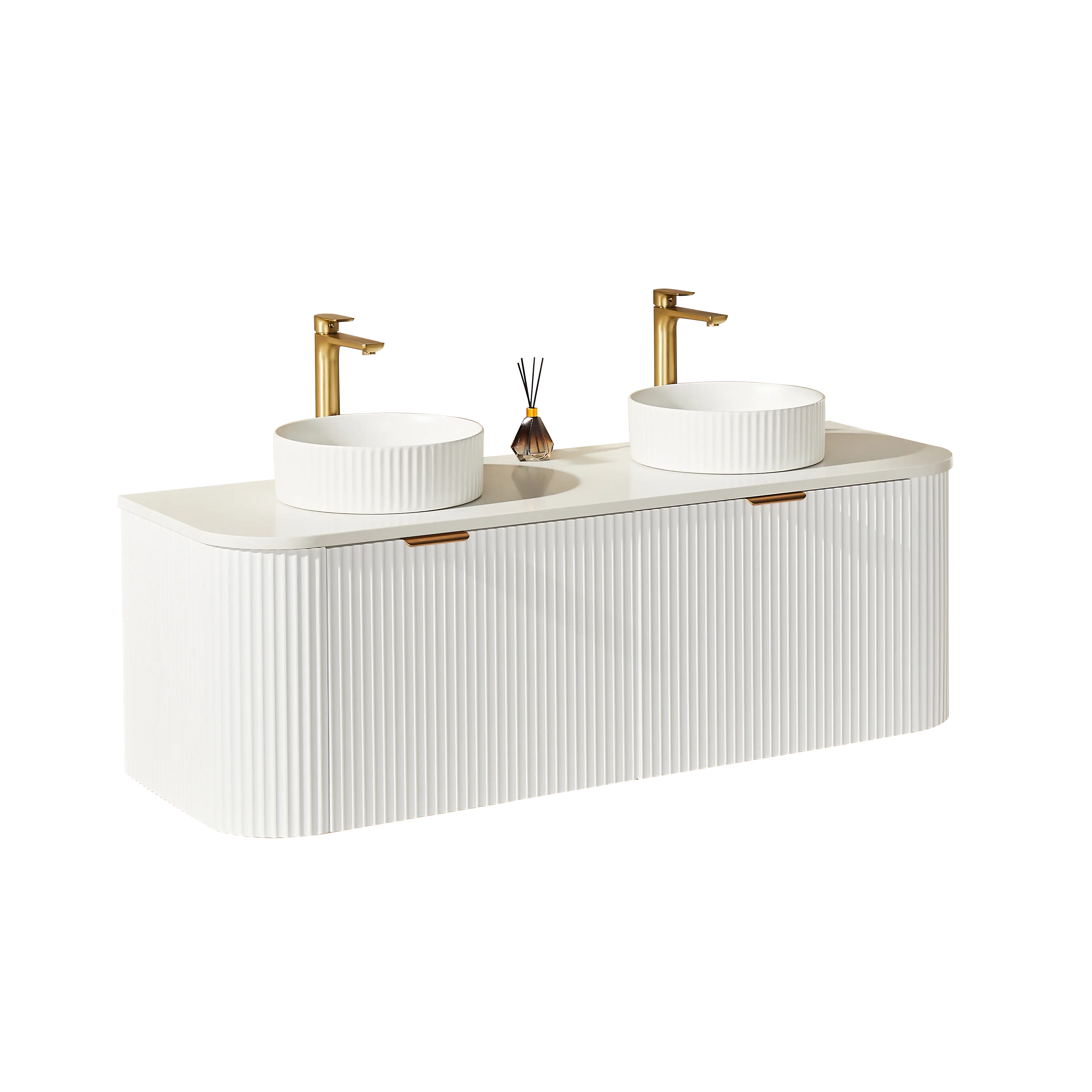 POS AVALON Wall Hung Vanity Matte White (All Sizes) Poseidon