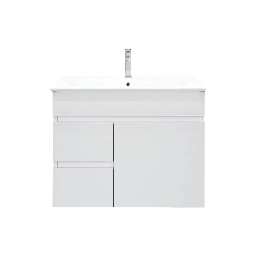 BIANCA 750mm PVC Wall-Hung Vanity (LHD) mercioaustralia