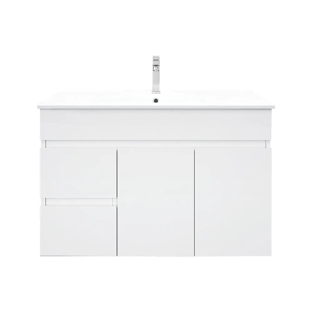 BIANCA 900mm PVC Wall-Hung Vanity (LHD) mercioaustralia