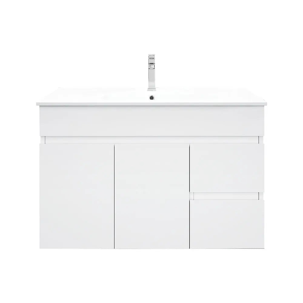 BIANCA 900mm PVC Wall-Hung Vanity (RHD) mercioaustralia