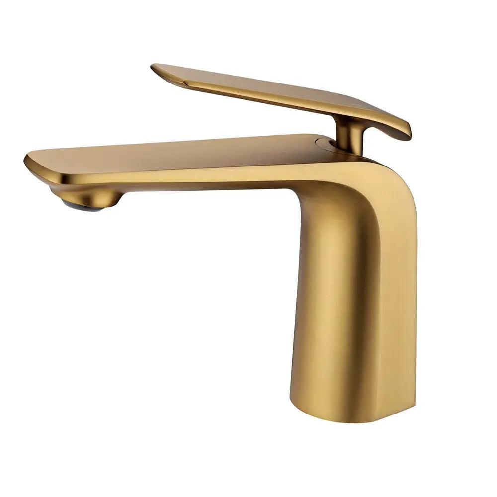 ESPERIA - Brushed Brass Basin Mixer Aquaperla