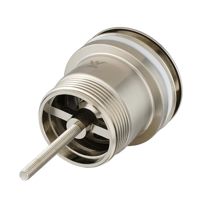 40mm Brushed Nickel Pop Up Waste Universal Non Overflow Aquaperla