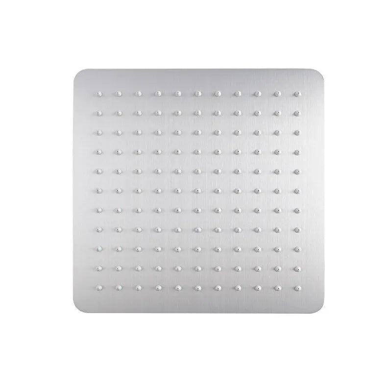 250mm Brushed Nickel Shower Head Aquaperla