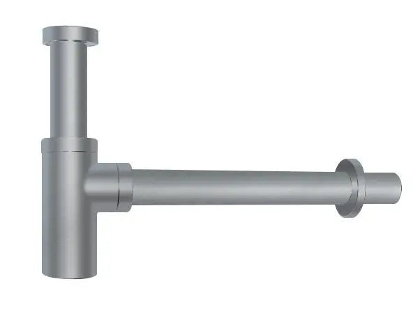 Brushed Nickel Basin Bottle Trap 32mm Solid Brass Aquaperla