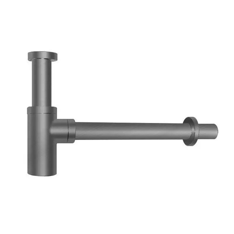 Brushed Nickel Basin Bottle Trap 32mm Solid Brass Aquaperla